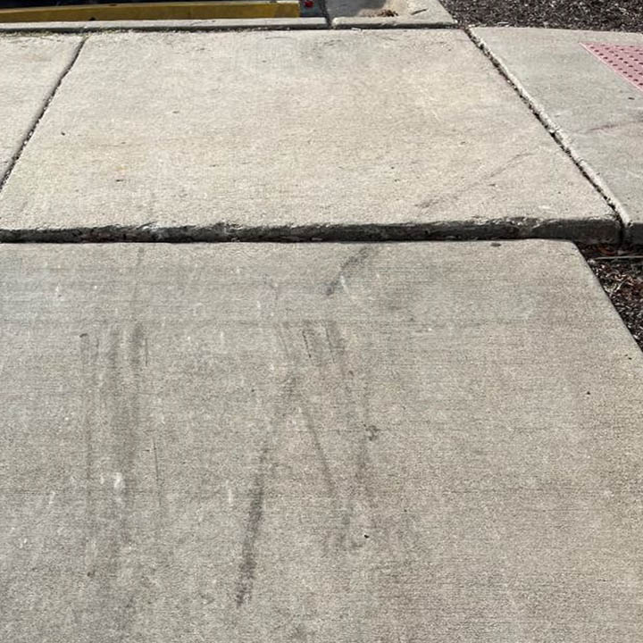 trip hazard in sidewalk